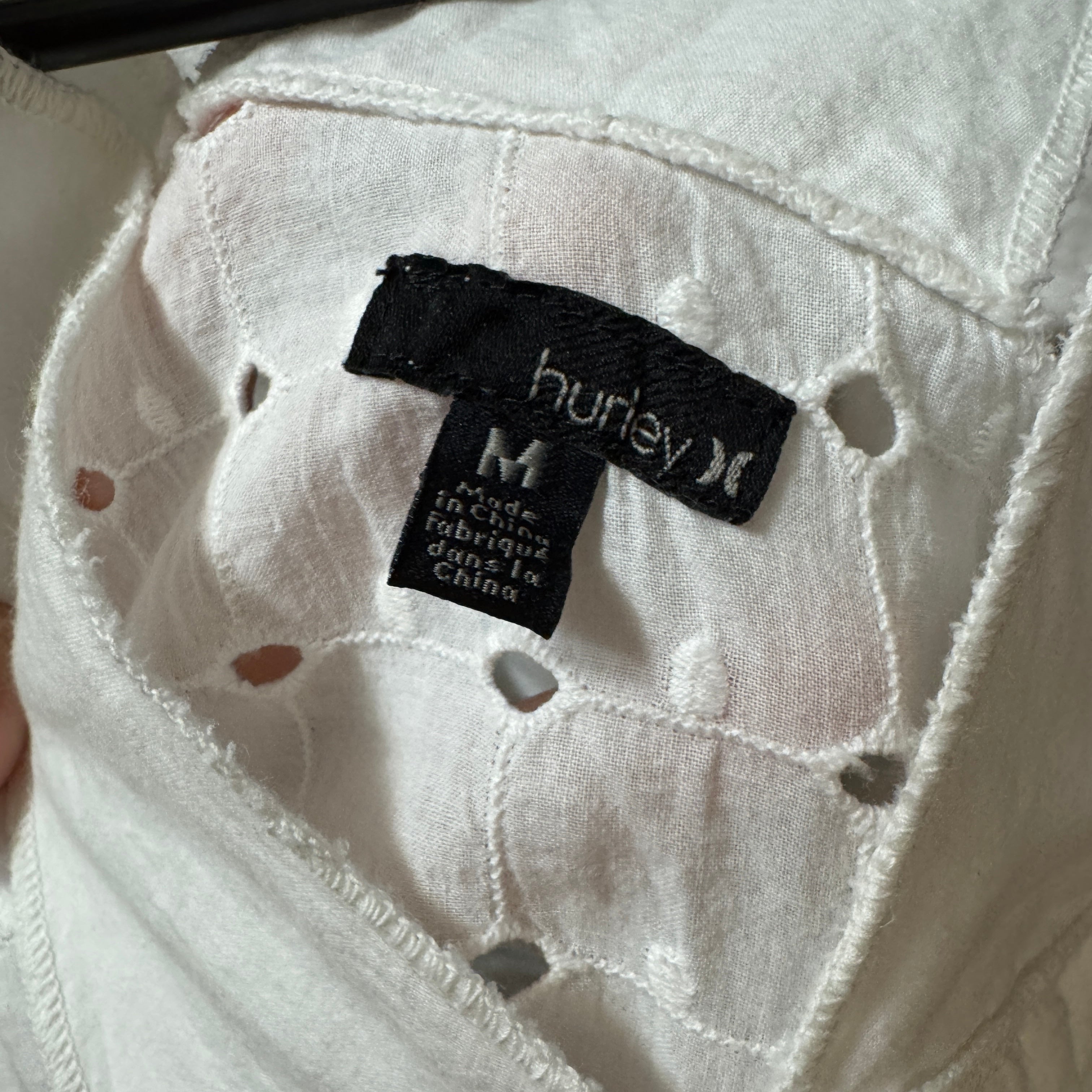 Vintage Hurley eyelet top