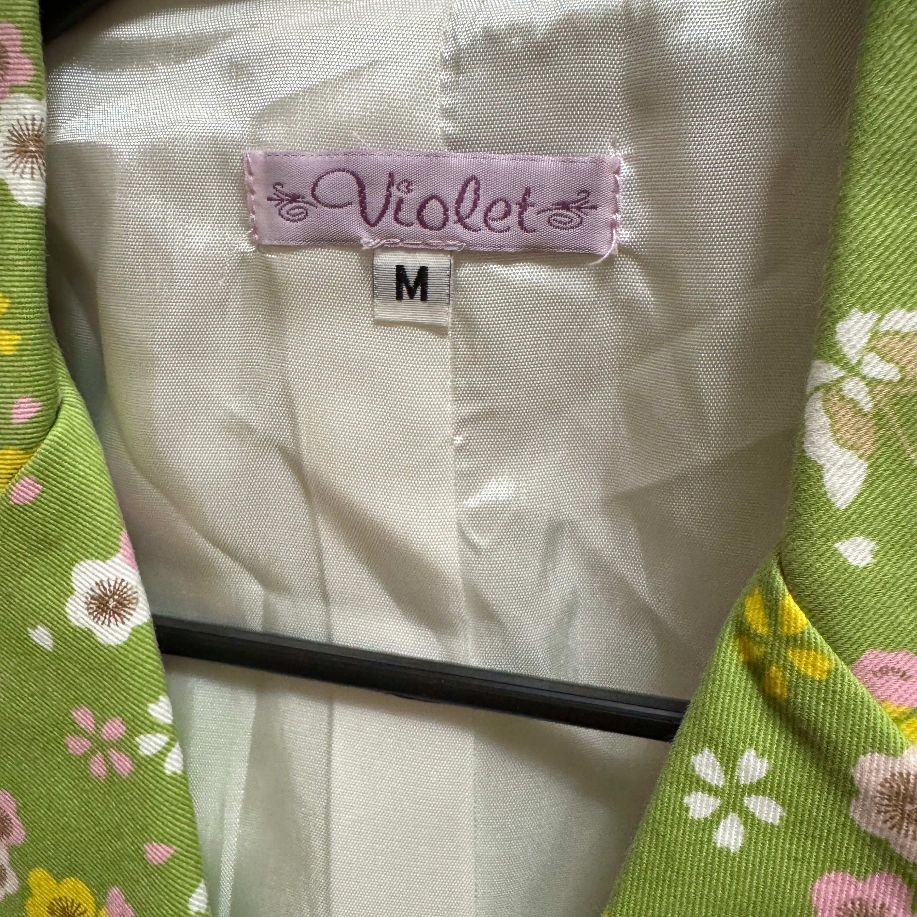 Vintage floral blazer
