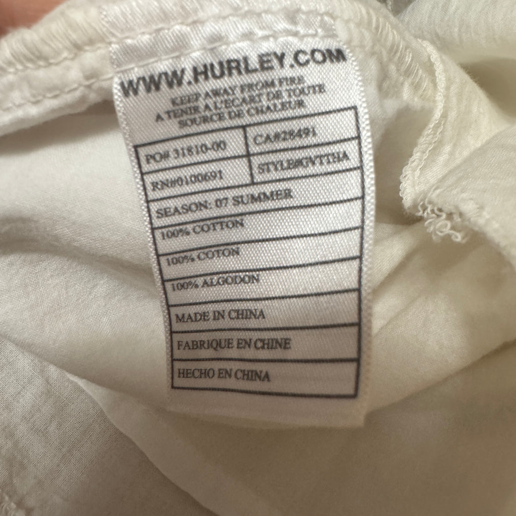 Vintage Hurley eyelet top