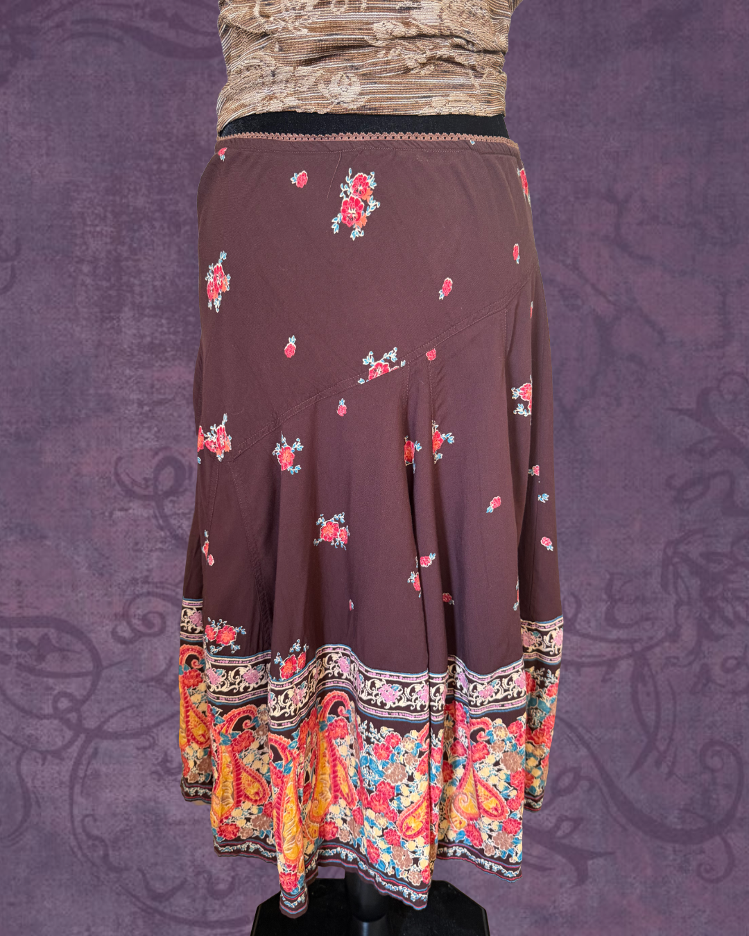 Brown whimsy skirt