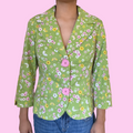 Vintage floral blazer