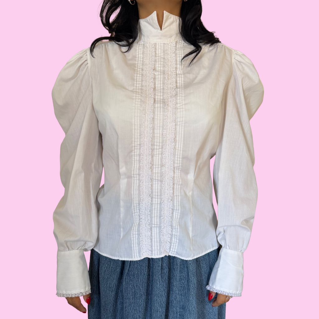 70s/80s Victorian inspired top