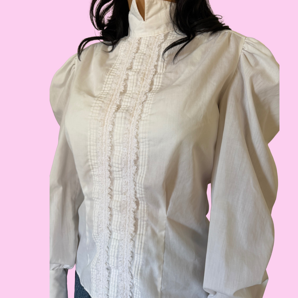70s/80s Victorian inspired top