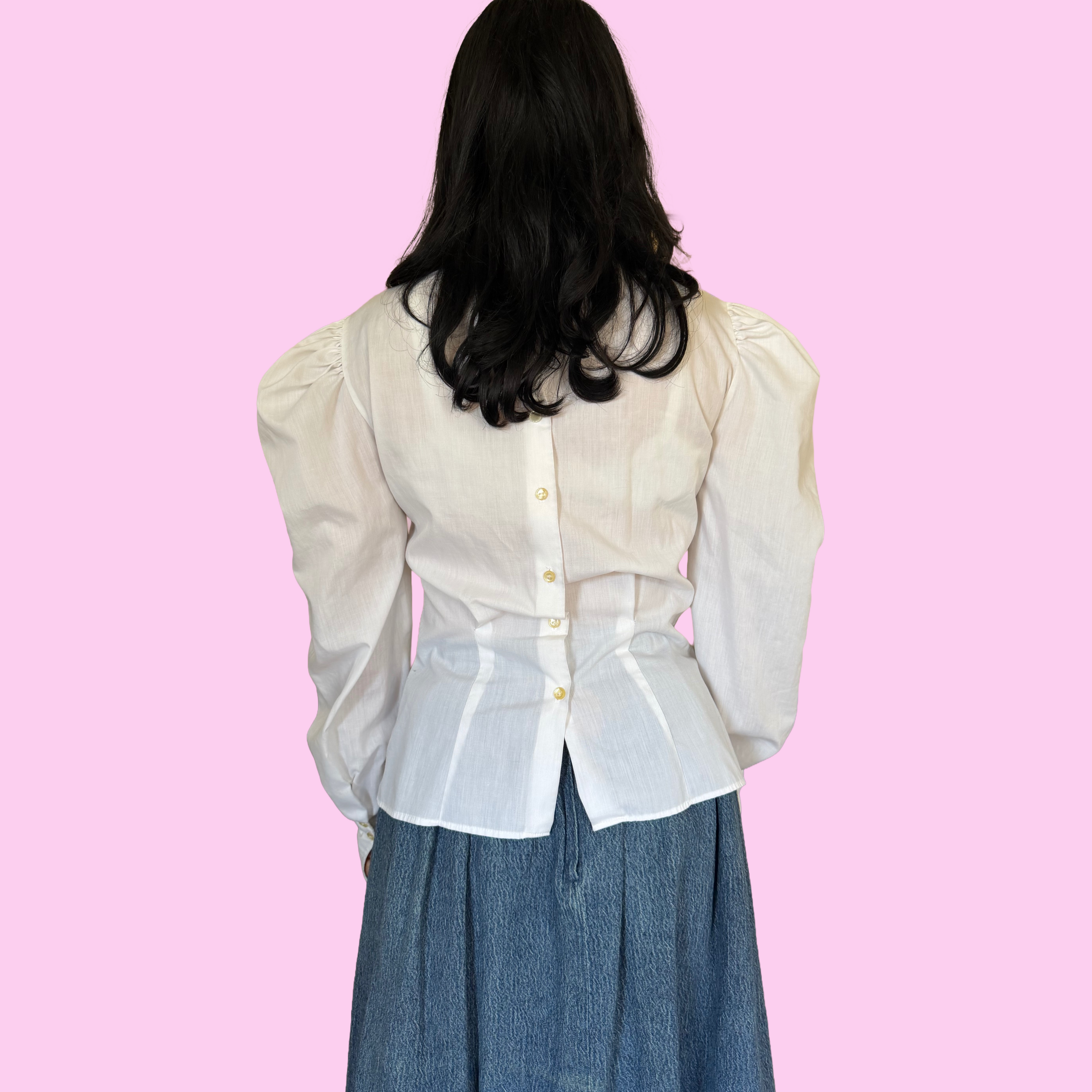 70s/80s Victorian inspired top