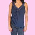 2000s style beaded tank top
