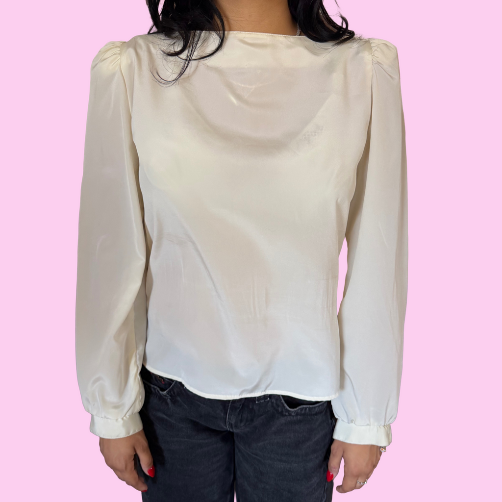 Vintage satin top