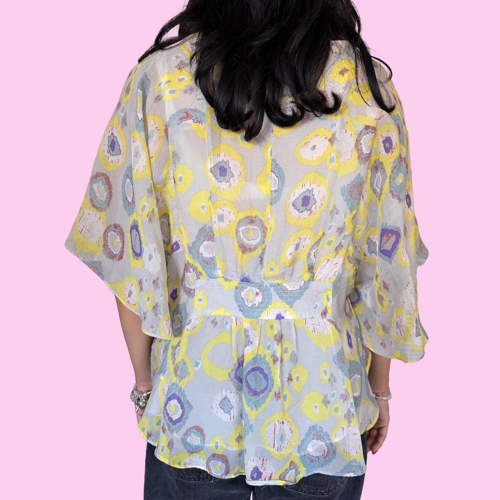 Silk flowy fairy top