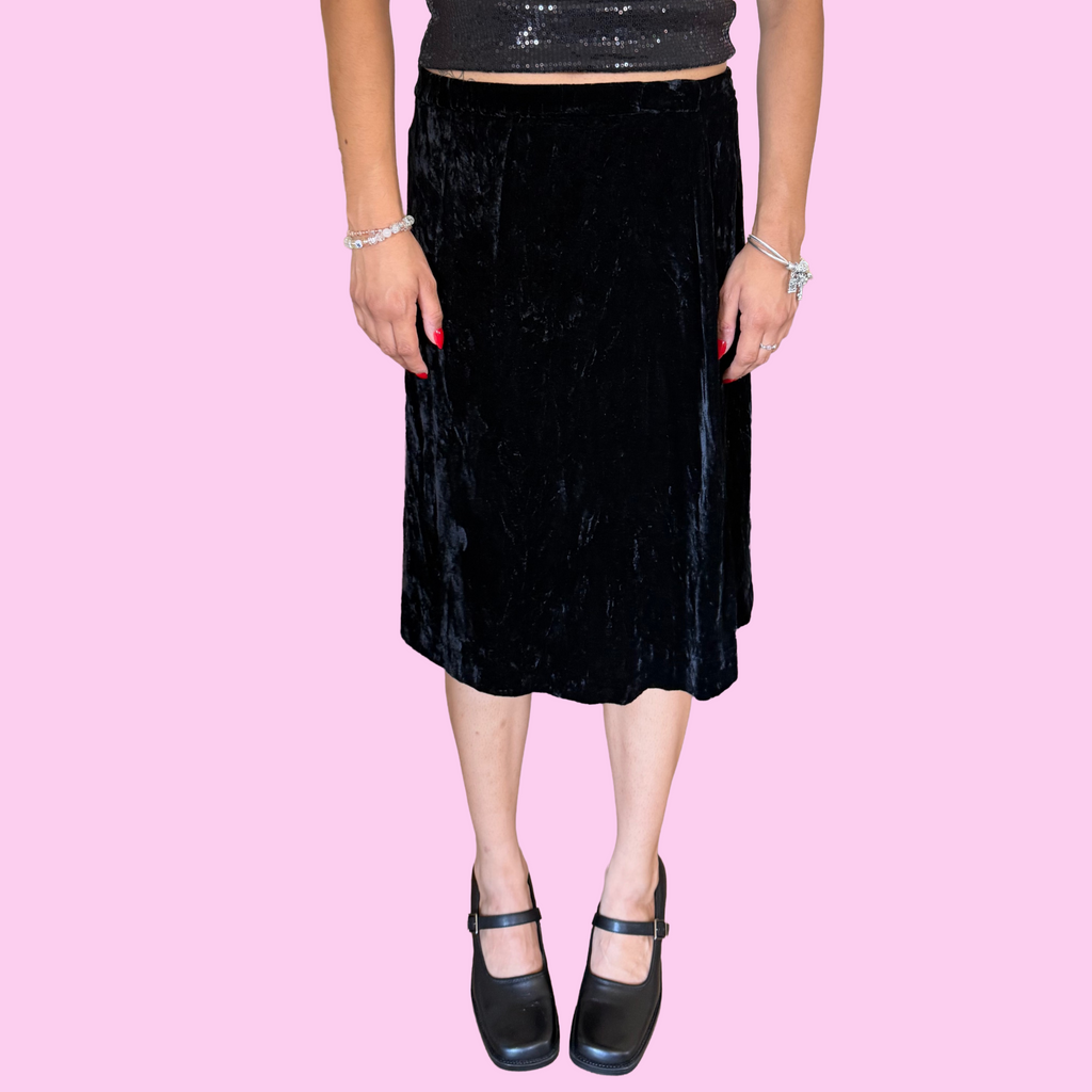 Vintage NWT velvet skirt