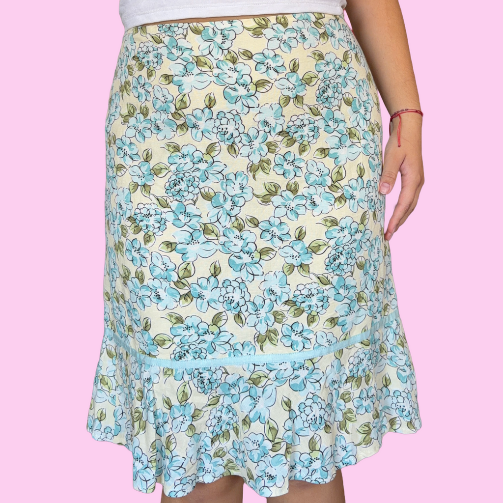 Vintage floral skirt