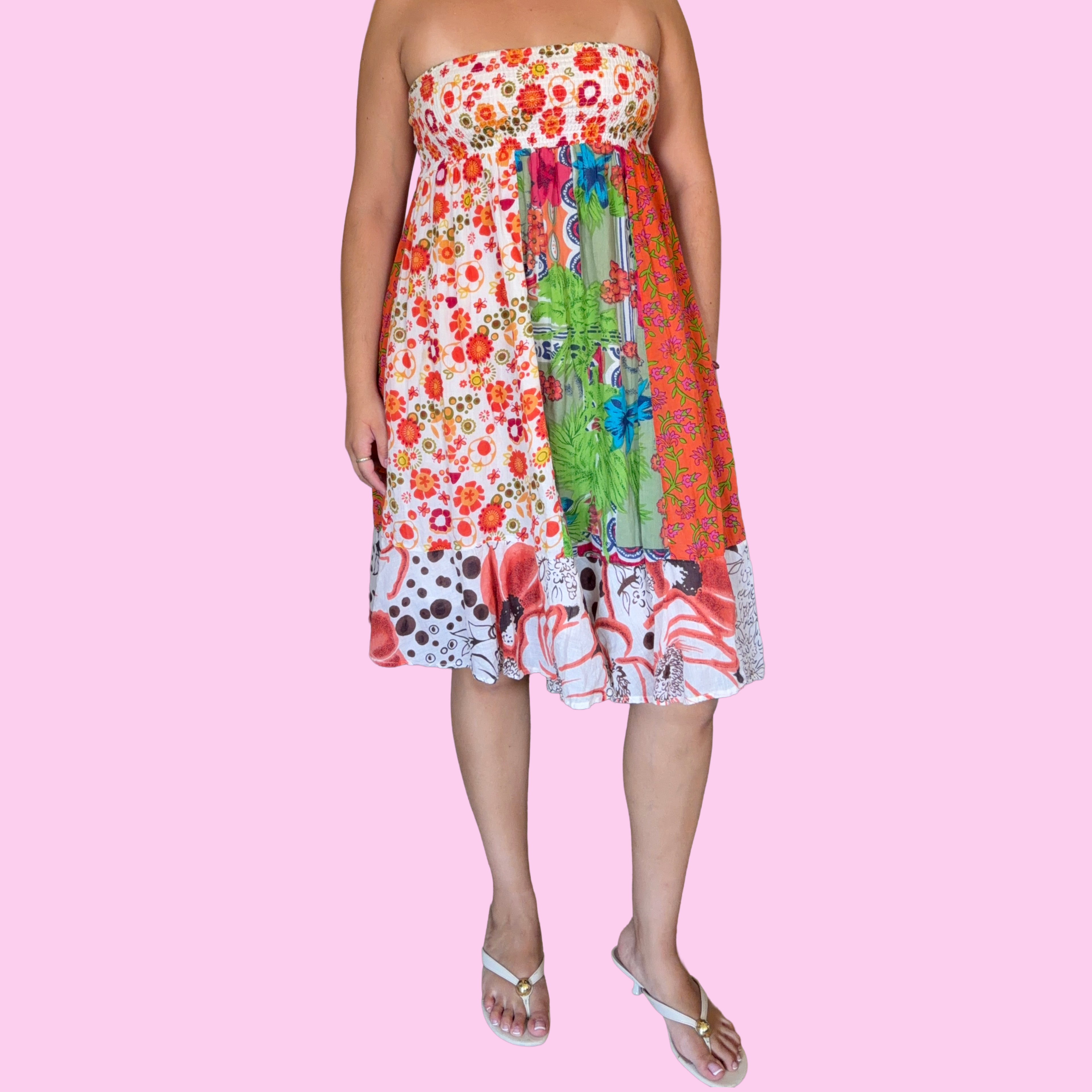 Groovy summer patchwork skirt