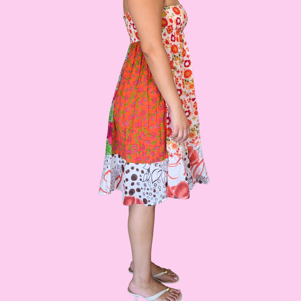 Groovy summer patchwork skirt
