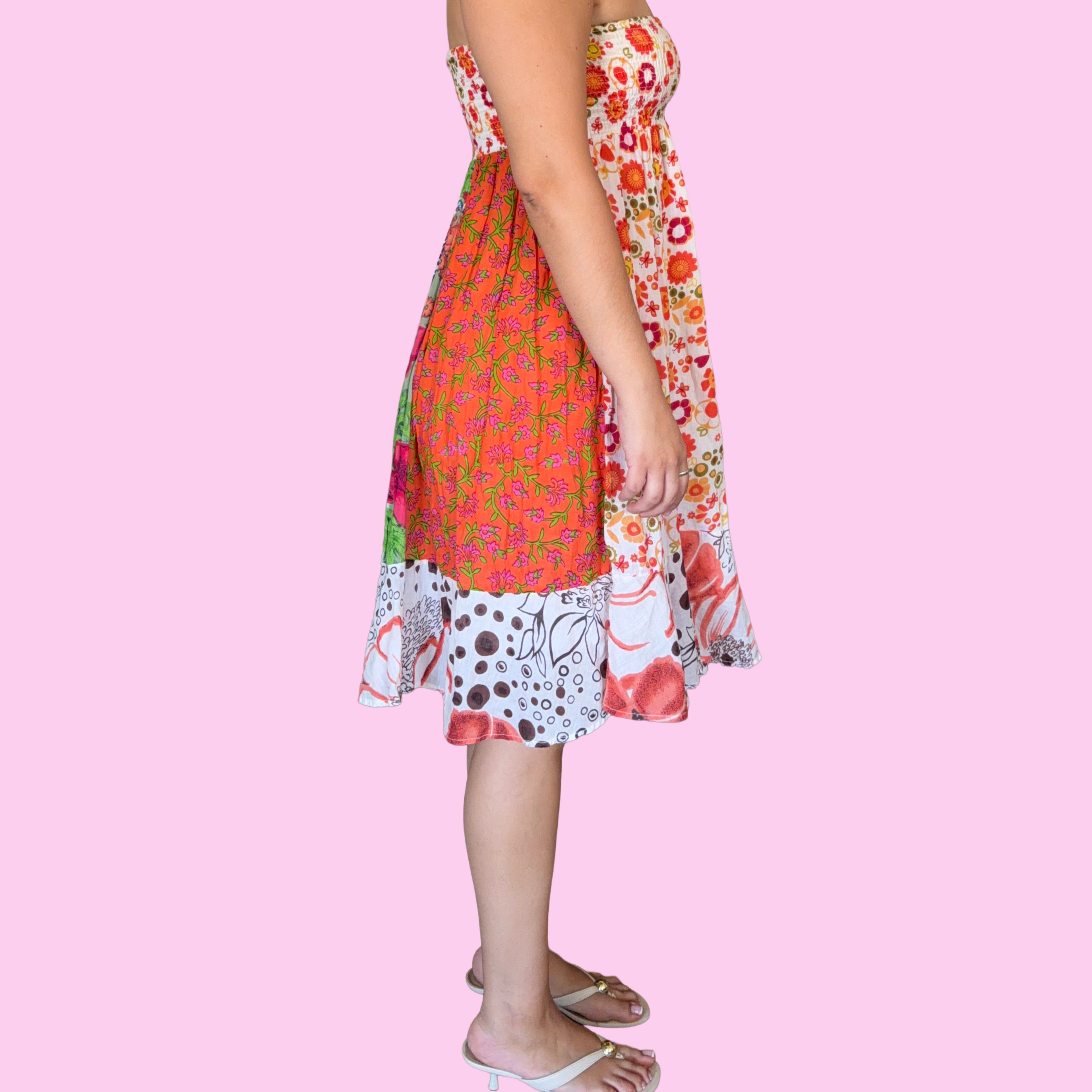 Groovy summer patchwork skirt