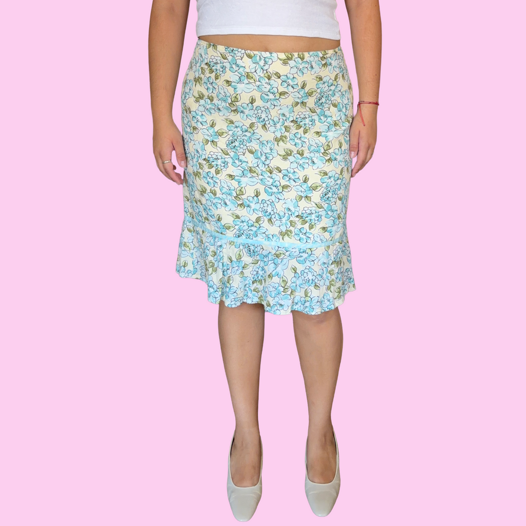 Vintage floral skirt