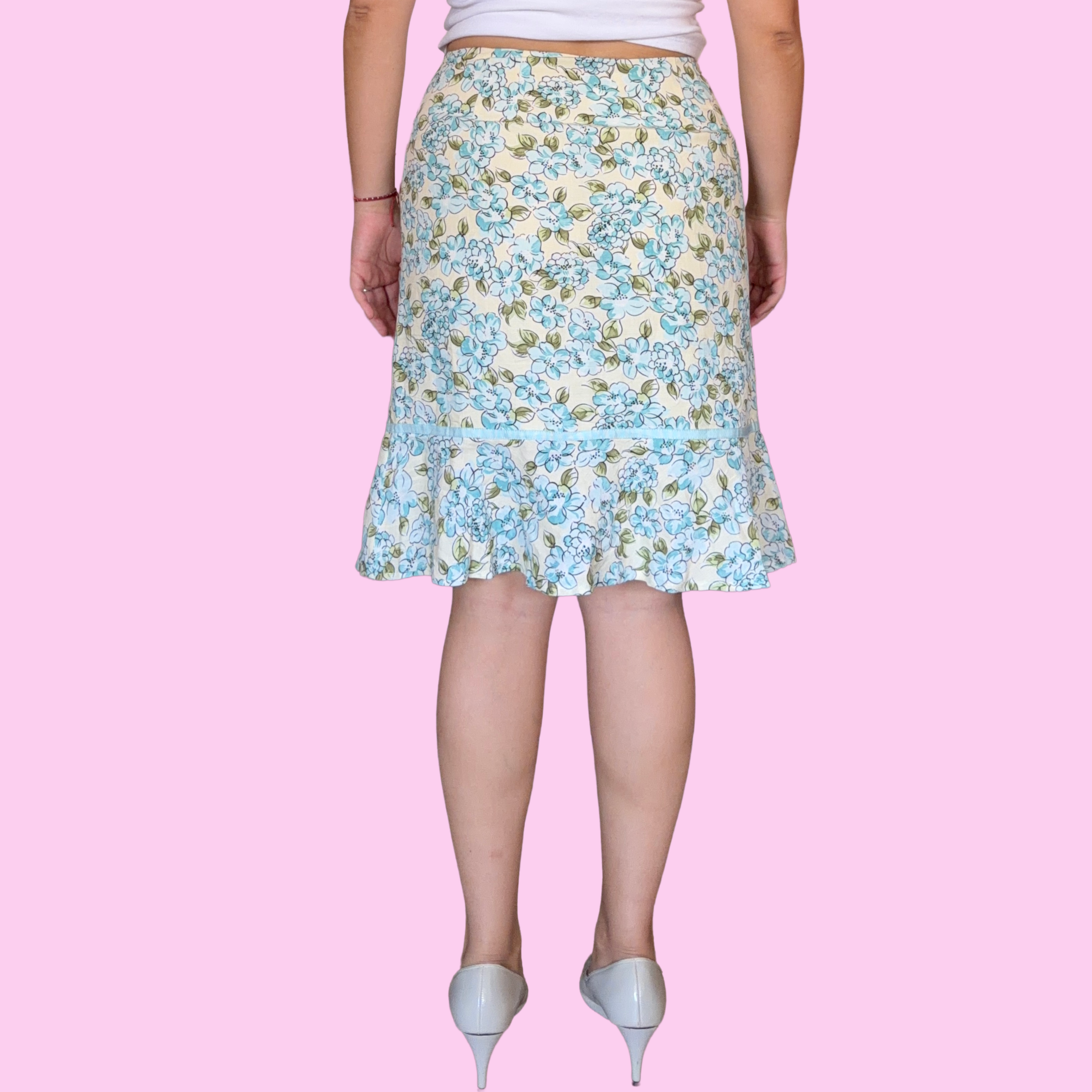 Vintage floral skirt