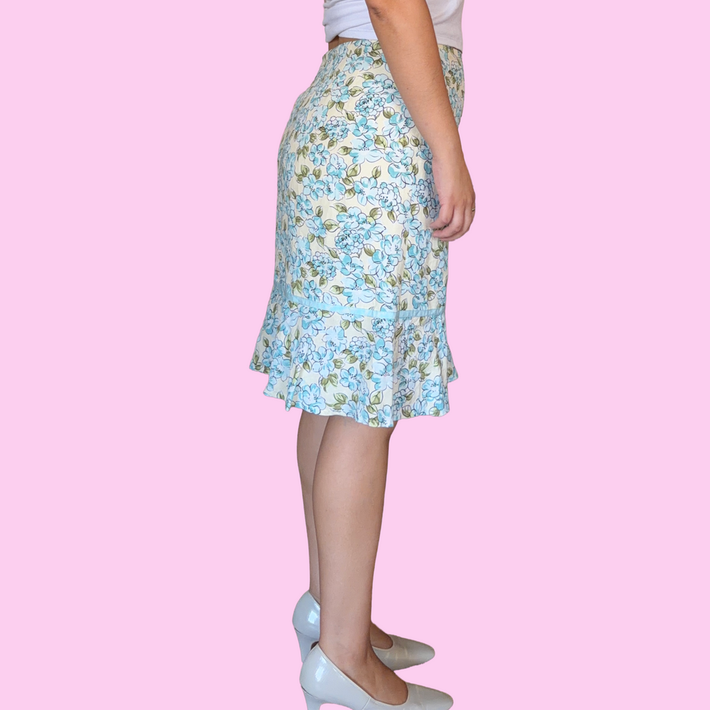 Vintage floral skirt