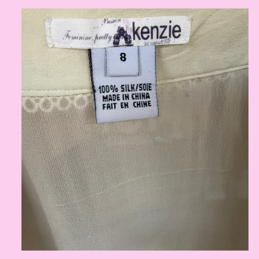 Silk whimsy blouse