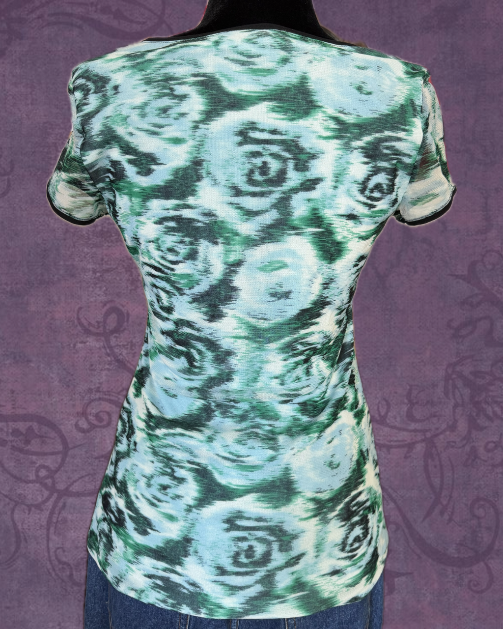 Y2K babydoll waves top