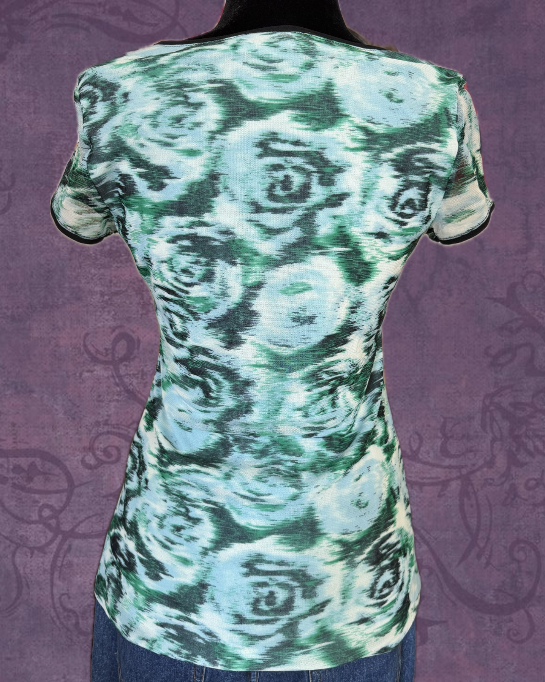 Y2K babydoll waves top