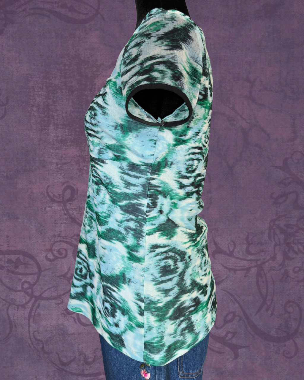 Y2K babydoll waves top