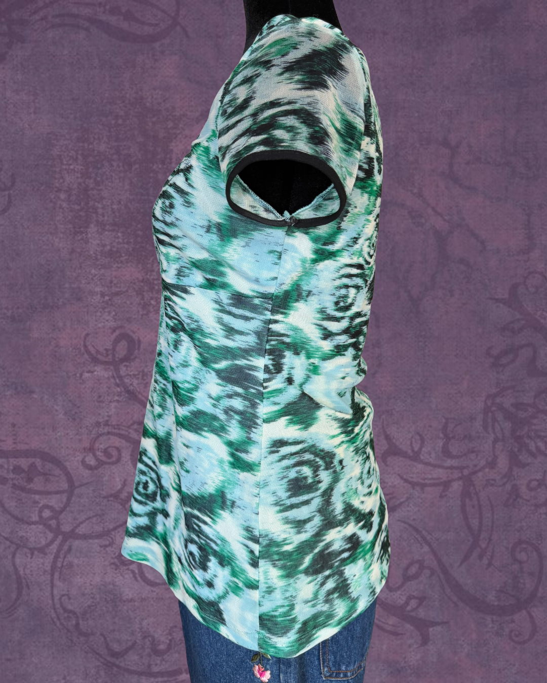 Y2K babydoll waves top