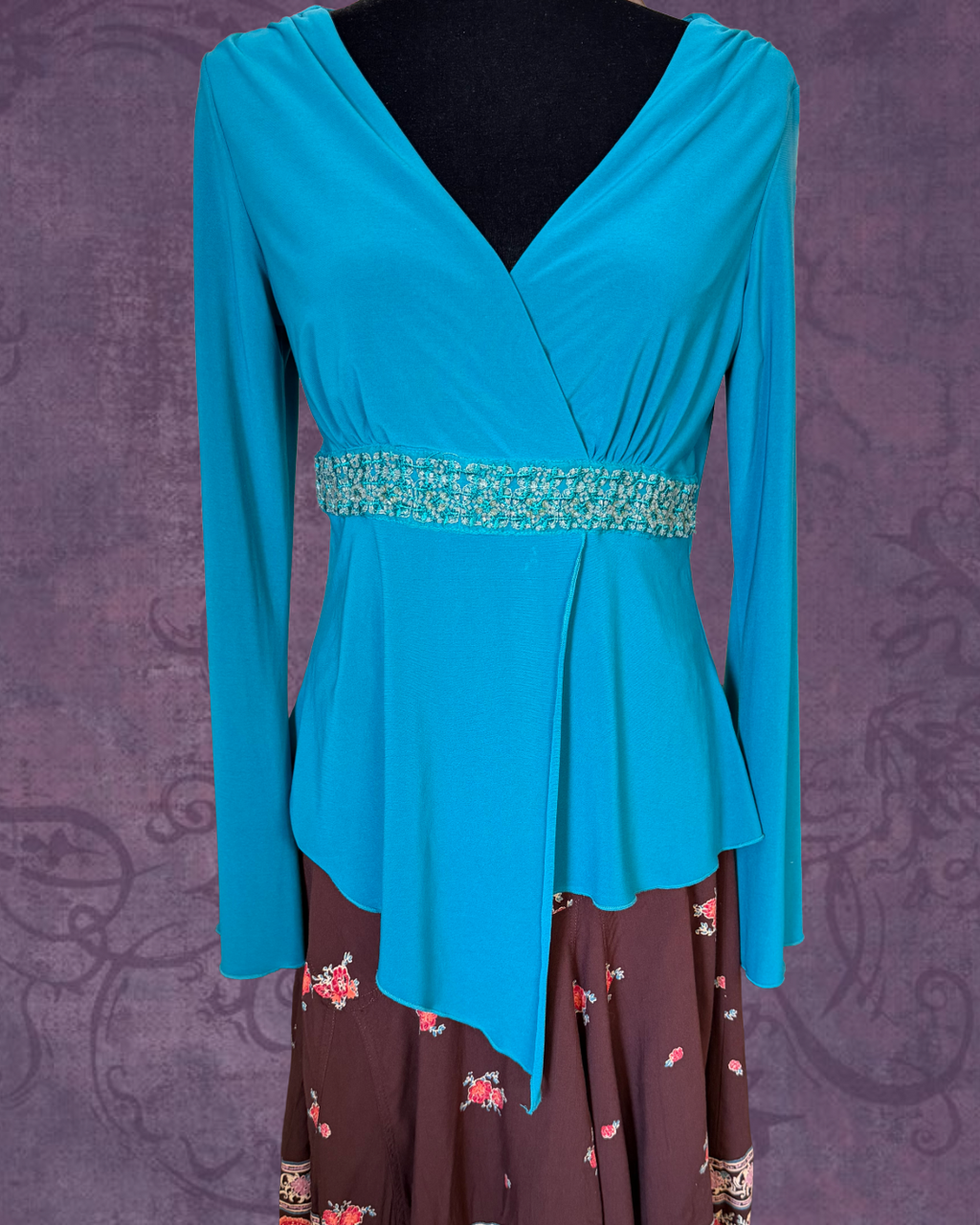 Aqua fairy top
