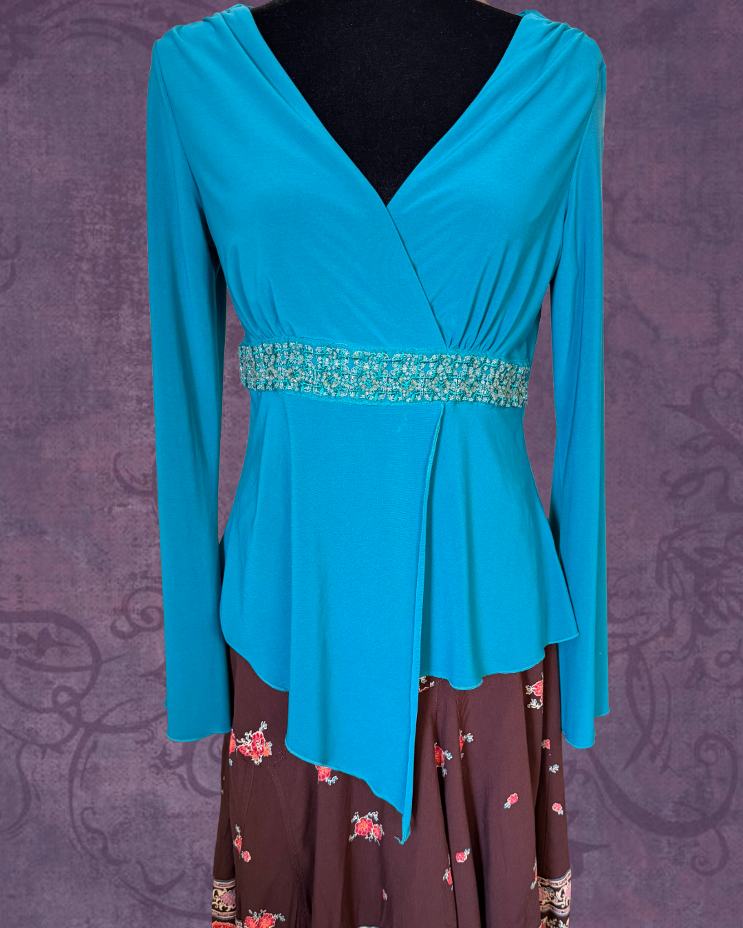 Aqua fairy top