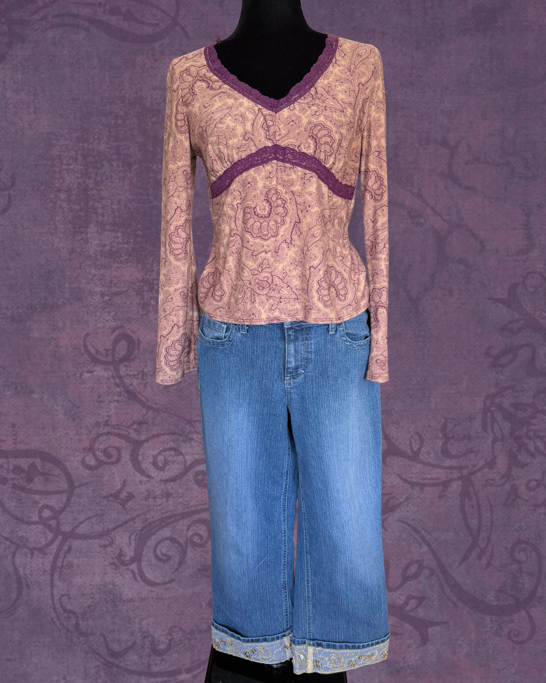 Paisley whimsy long sleeve