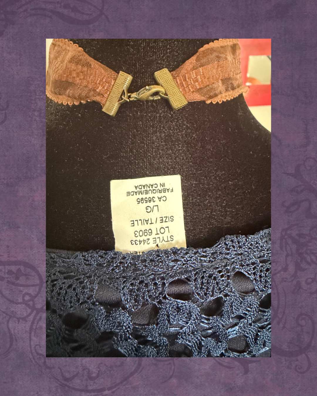 Lace poncho top