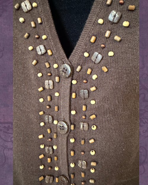 Beaded cardigan