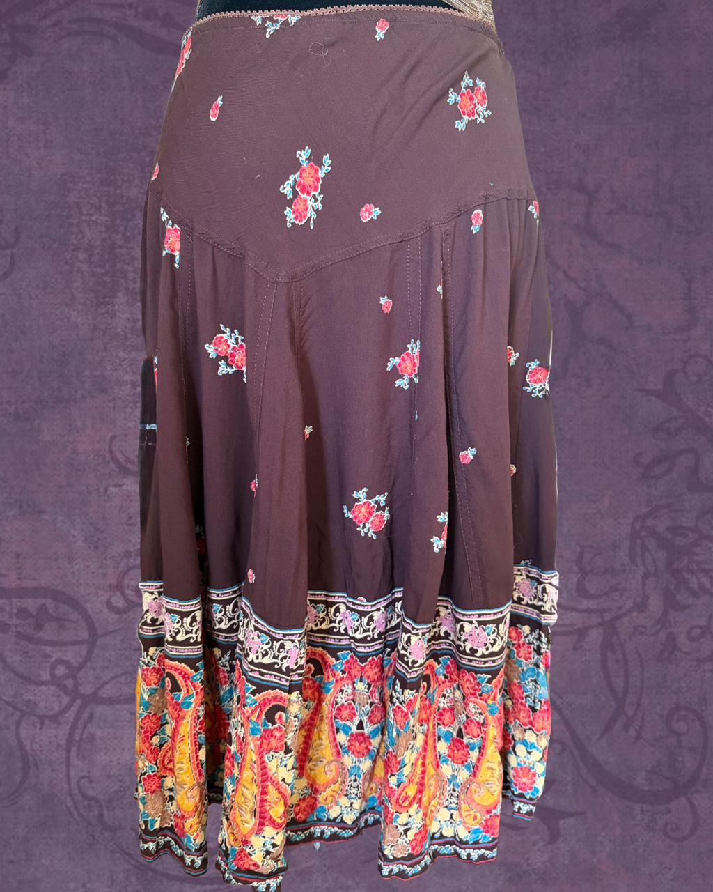 Brown whimsy skirt