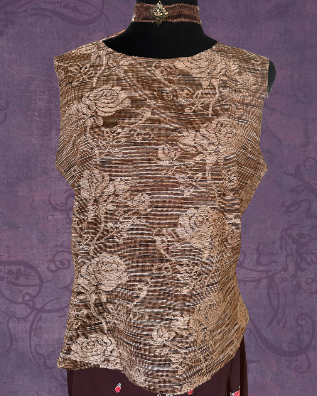 Floral neutral tank