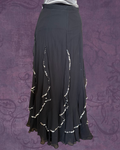 Jellyfish sequined maxi skirt