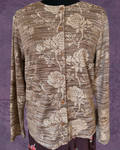 Floral nuetral caridgan