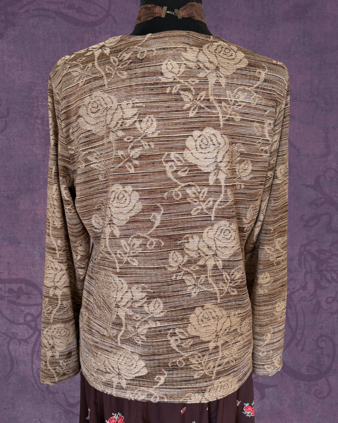 Floral nuetral caridgan